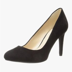 New Nine West Womens Classic Dress Pumps Ditto Black Suede 10.5